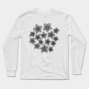 Flower Patch - Hand drawn Long Sleeve T-Shirt